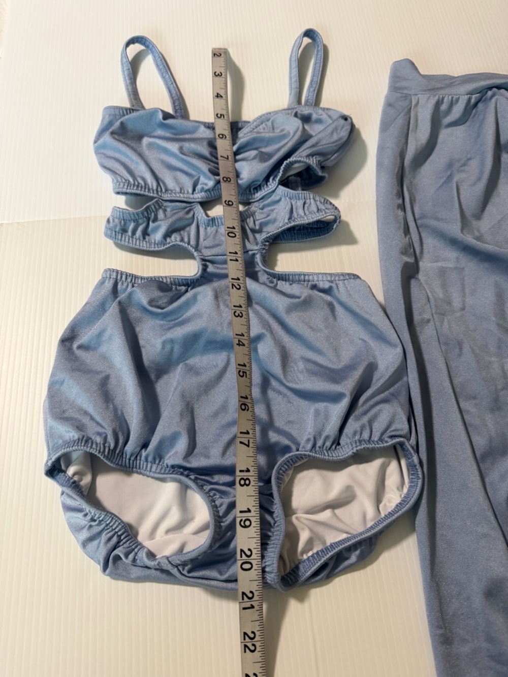 Kelle dance solo lyrical costume light blue CLOSER TO FINE 8434 LC-large child - Picture 9 of 11